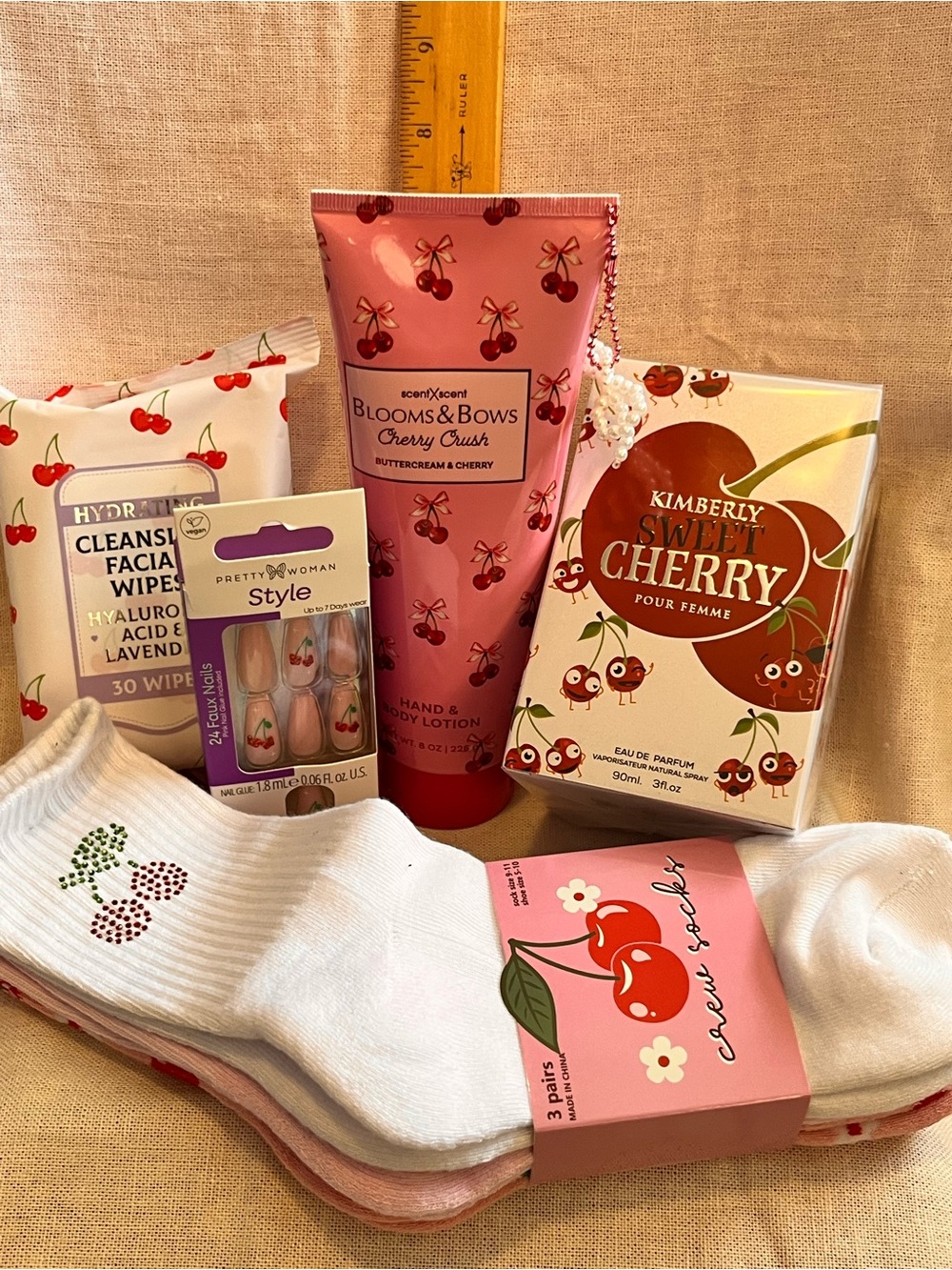 Sweet Cherry & Blooms & Bows Cherry Crush Bundle - Picture 3 of 9